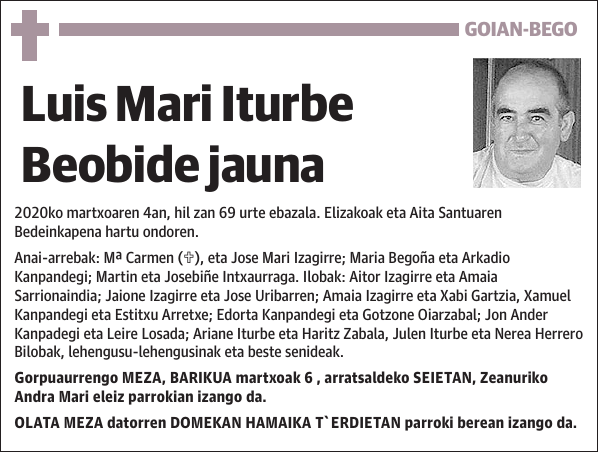 Luis Mari Iturbe Beobide