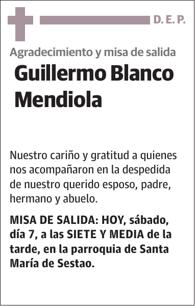 Guillermo Blanco Mendiola