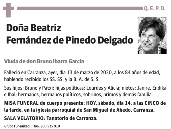 Beatriz Fernández de Pinedo Delgado