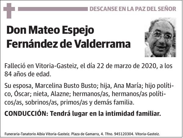 Mateo Espejo Fernández de Valderrama