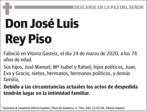 José Luis Rey Piso