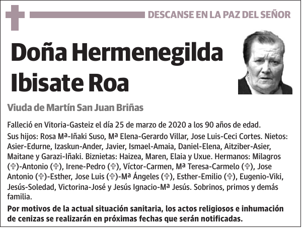 Hermenegilda Ibisate Roa