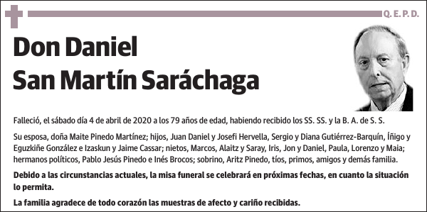 Daniel San Martín Saráchaga