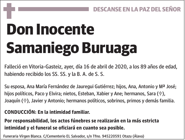 Inocente Samaniego Buruaga