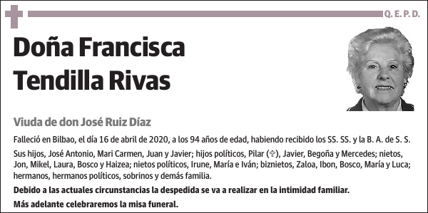 Francisca Tendilla Rivas
