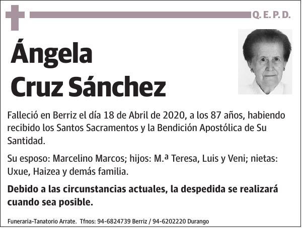 Ángela Cruz Sánchez