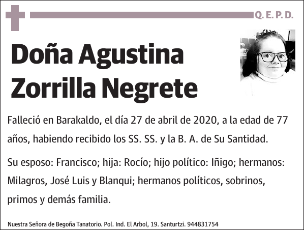 Agustina Zorrilla Negrete