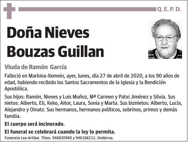 Nieves Bouzas Guillan