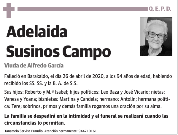 Adelaida Susinos Campo
