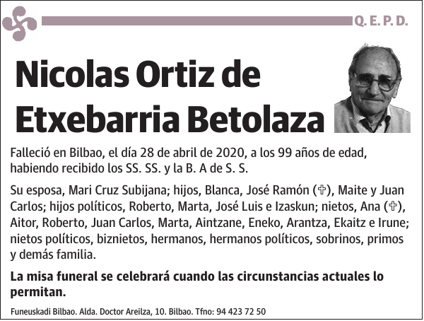 Nicolas Ortiz de Etxebarria Betolaza