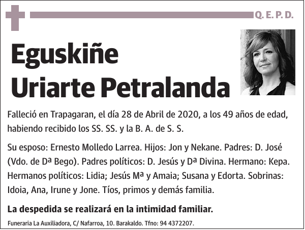 Eguskiñe Uriarte Petralanda