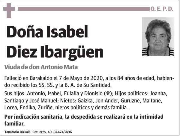 Isabel Diez Ibargüen