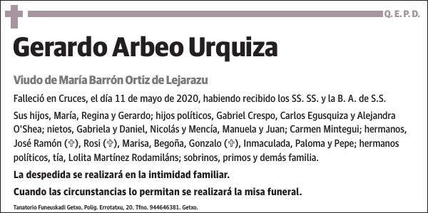 Gerardo Arbeo Urquiza