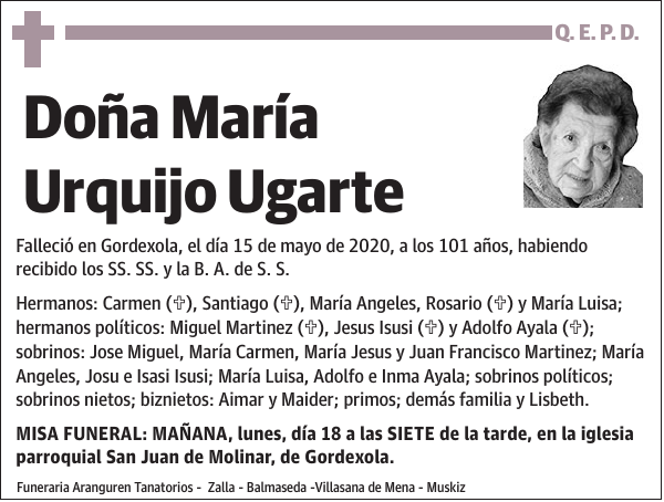 María Urquijo Ugarte