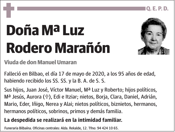 Mª Luz Rodero Marañón