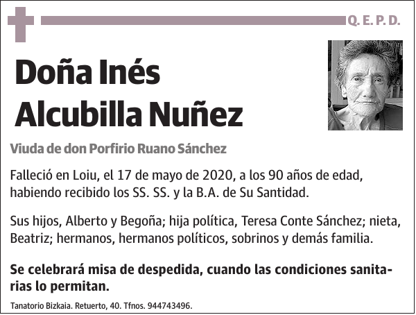 Inés Alcubilla Nuñez