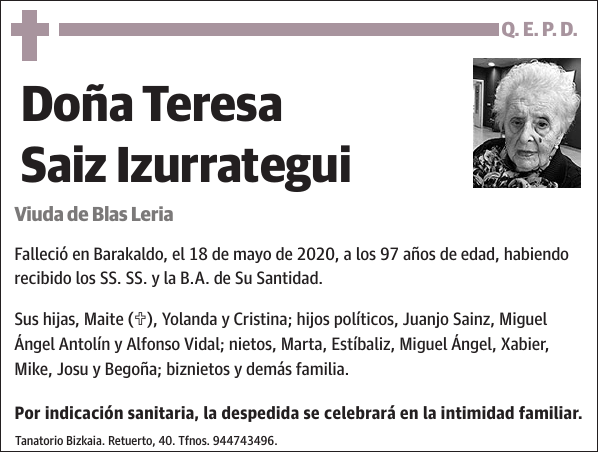 Teresa Saiz Izurrategui