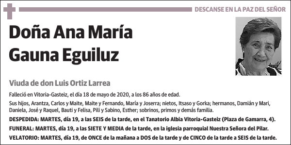 Ana María Gauna Eguiluz