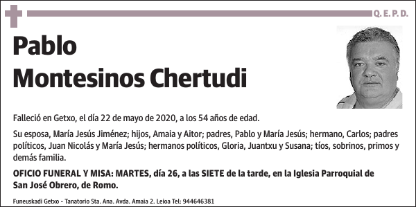 Pablo Montesinos Chertudi