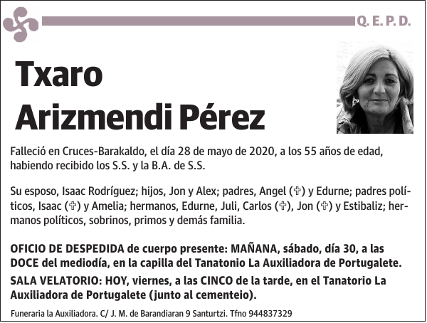 Txaro Arizmendi Pérez