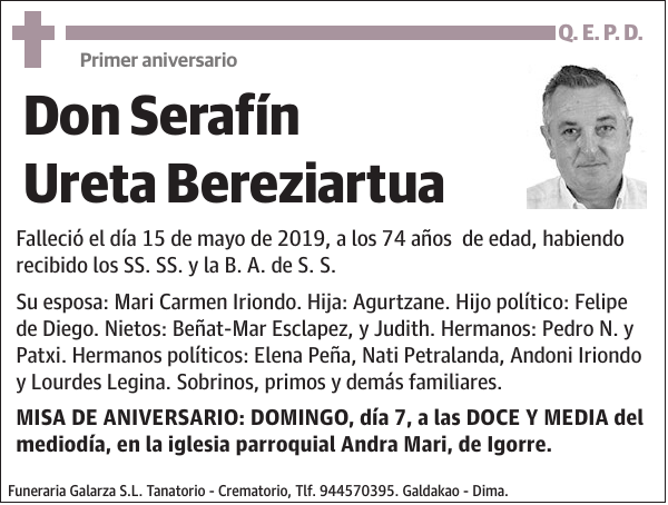 Serafín Ureta Bereziartua