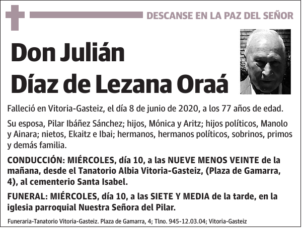 Julián Díaz de Lezana Oraá