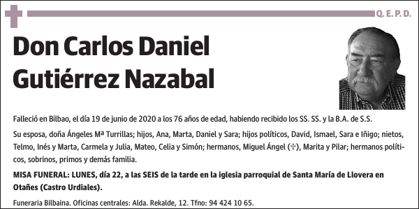 Carlos Daniel Gutiérrez Nazabal