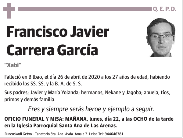Francisco Javier Carrera García 'Xabi'
