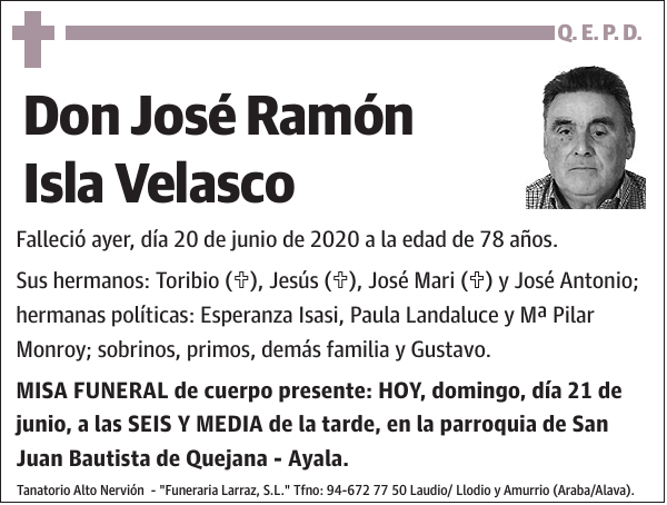 José Ramón Isla Velasco