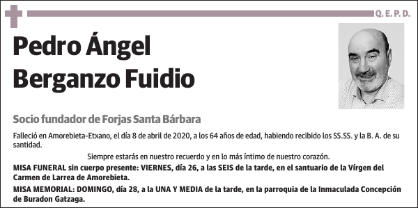 Pedro Ángel Berganzo Fuidio