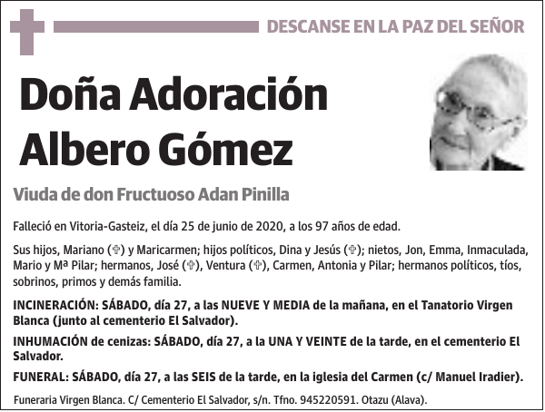 Adoración Albero Gómez