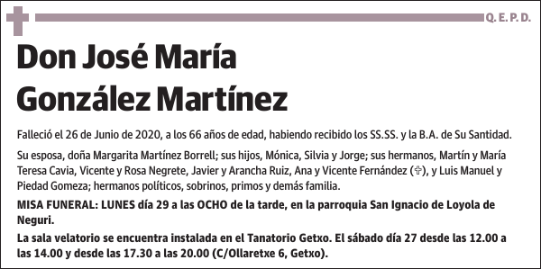 José María González Martínez