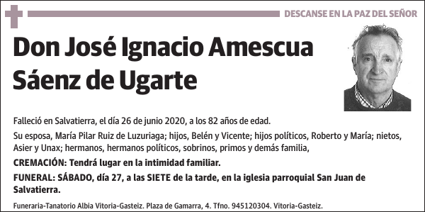 José Ignacio Amescua Sáenz de Ugarte