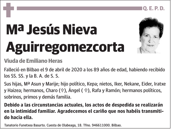 Mª Jesús Nieva Aguirregomezcorta