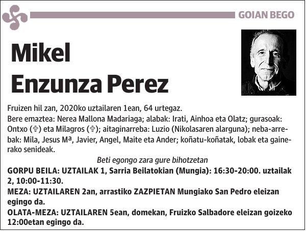Mikel Enzunza Pere