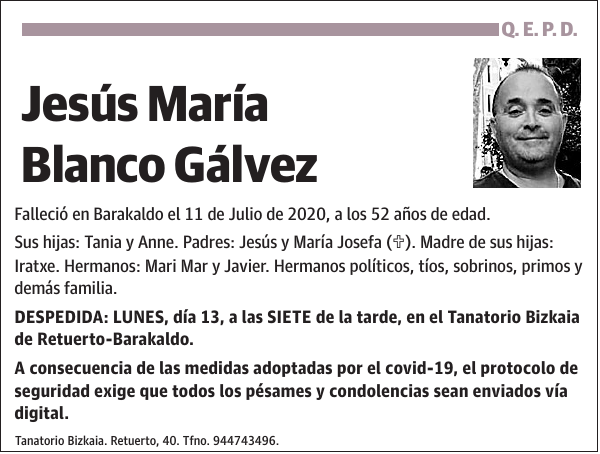 Jesús María Blanco Gálvez
