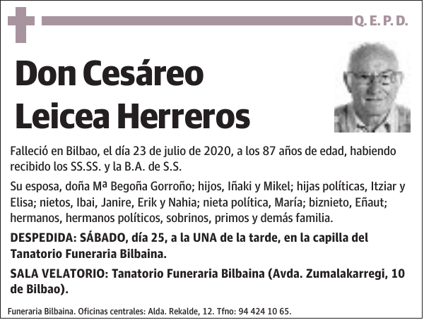 Cesáreo Leicea Herreros
