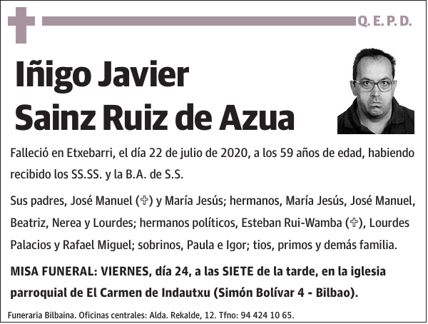 Iñigo Javier Sainz Ruiz de Azua