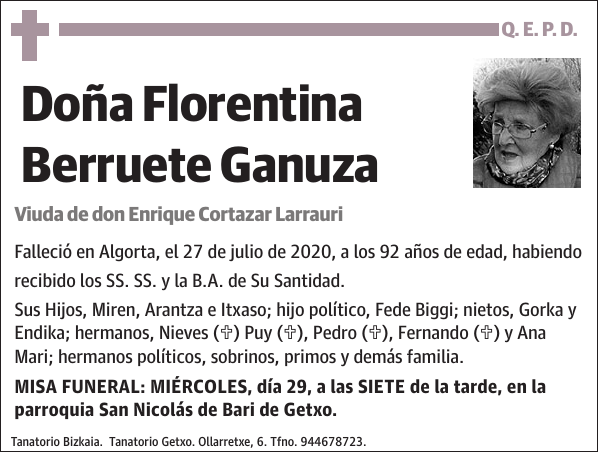 Florentina Berruete Ganuza