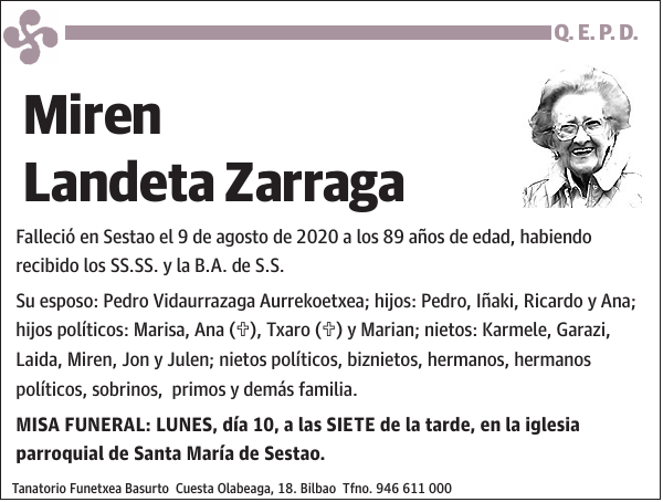 Miren Landeta Zarraga