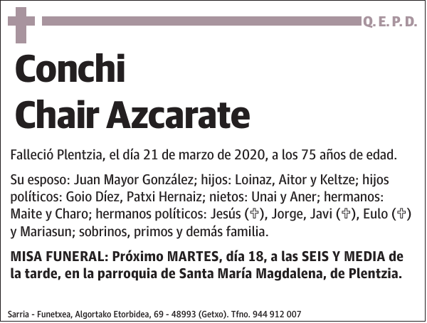 Conchi Chair Azcarate