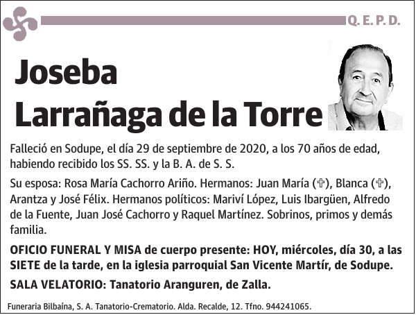 Joseba Larrañaga de la Torre