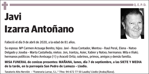 Javi Izarra Antoñano