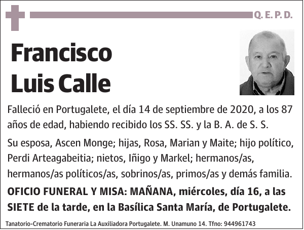 Francisco Luis Calle