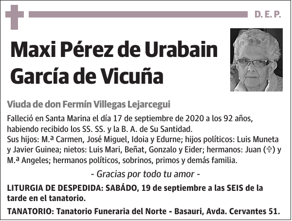 Maxi Pérez de Urabain García de Vicuña