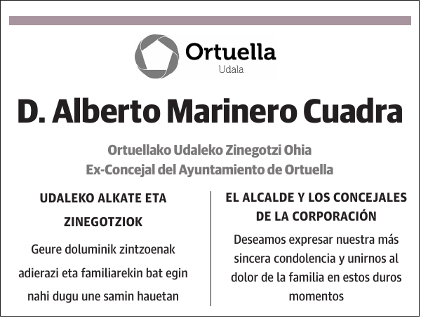 D. Alberto Marinero Cuadra