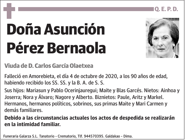 Asunción Pérez Bernaola