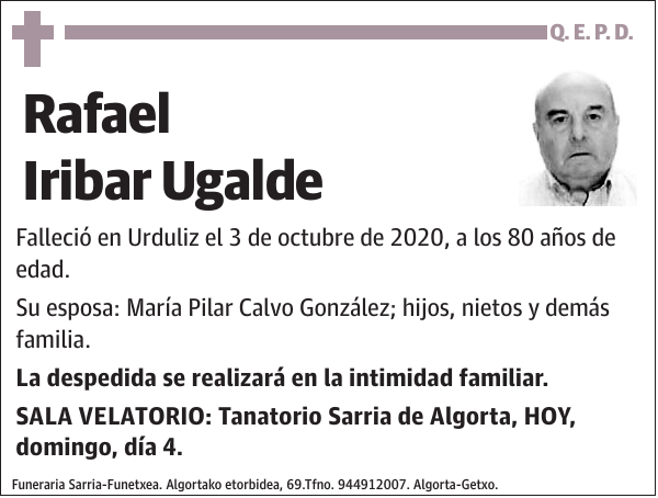 Rafael Iribar Ugalde