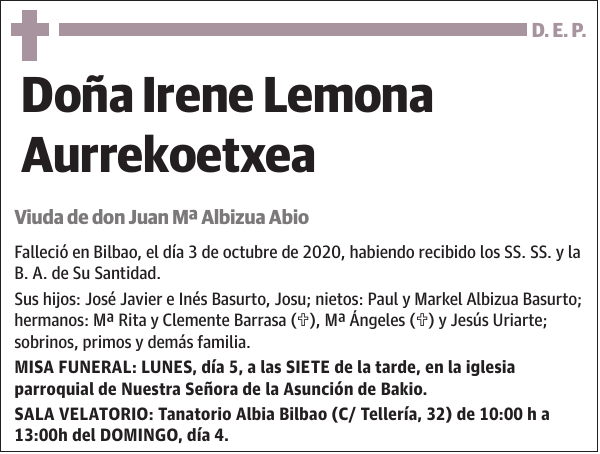Irene Lemona Aurrekoetxea