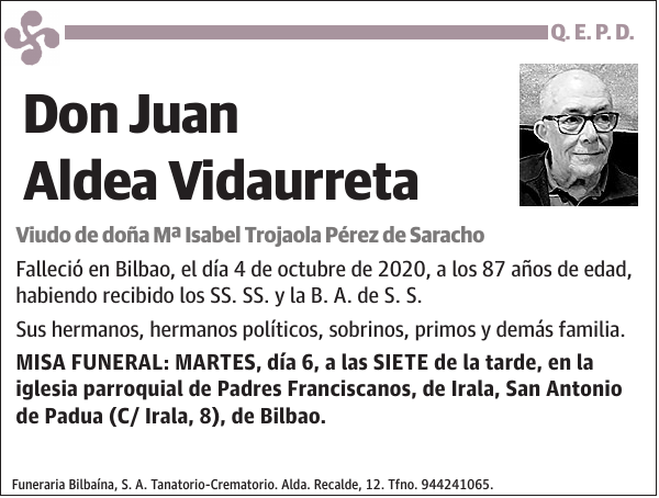 Juan Aldea Vidaurreta